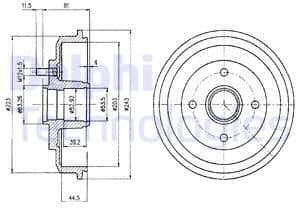 Brake Drum BF402