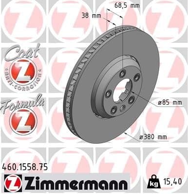 Brake Disc FORMULA Z BRAKE DISC 460.1558.75