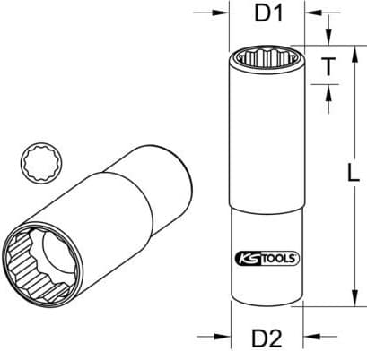 Socket Wrench Insert 918.1716