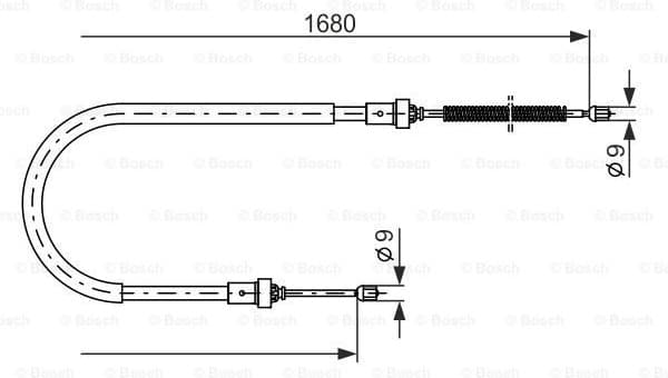 Cable Pull, parking brake 1987477955