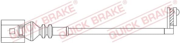 Brake pad wear indicator WS0430A