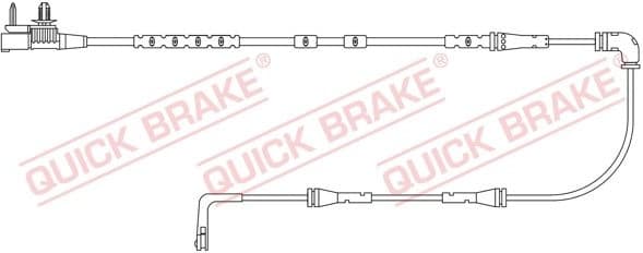 Brake pad wear indicator WS0441A