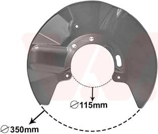 Splash Guard, brake disc 5897372
