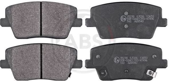 Brake Pad Set, disc brake 35238