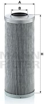 Filter, operating hydraulics HD846