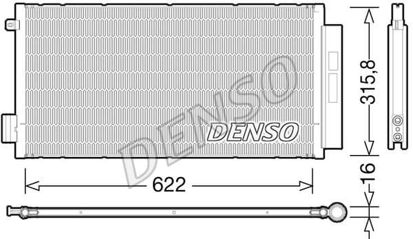 Condenser, air conditioning DCN09044