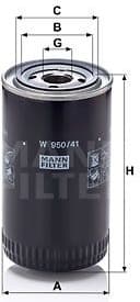 Oil Filter W950/41