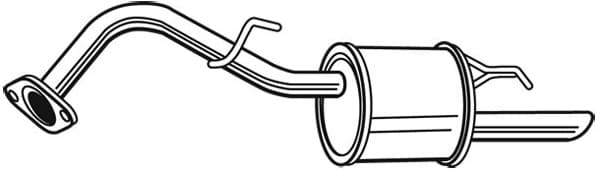 Rear Muffler 23499