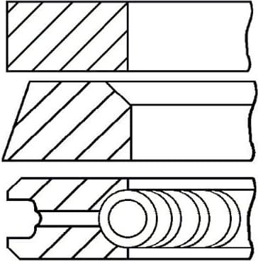 Piston Ring Set 08-214500-10