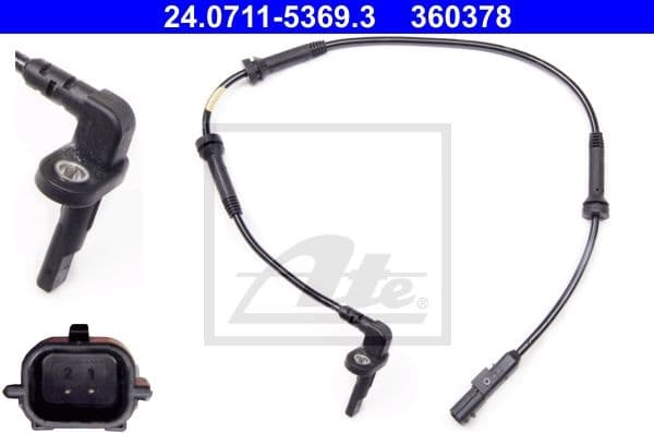 Sensor, wheel speed 24.0711-5369.3