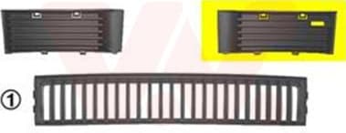 Ventilation Grille, bumper ** Equipart ** 7625591