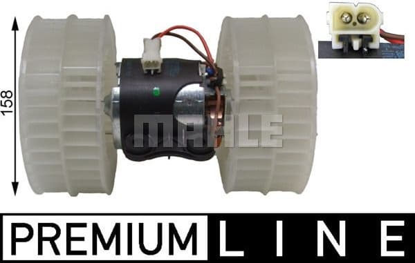 Interior Blower BEHR *** PREMIUM LINE *** AB 40 000P