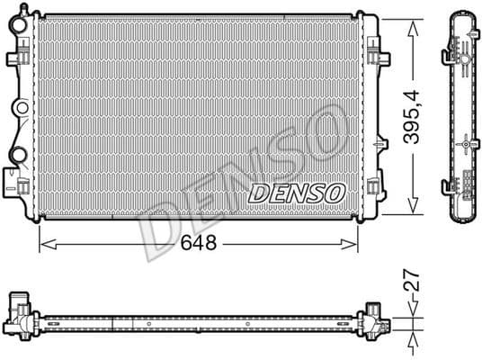 Radiator, engine cooling DRM32051