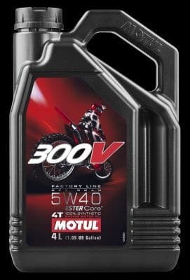 Engine Oil 300V FACTORY LINE OFF ROAD 5W-40 4T 104135