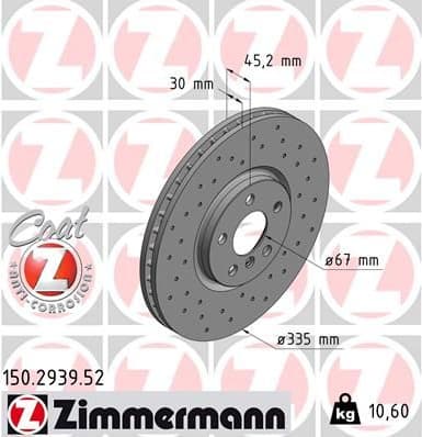 Brake Disc SPORT BRAKE DISC Z 150.2939.52