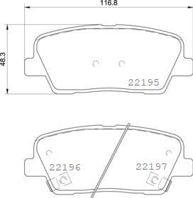 Brake Pad Set, disc brake PRIME LINE P30105