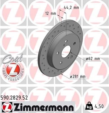 Brake Disc SPORT BRAKE DISC Z 590.2829.52