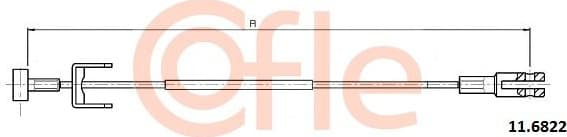 Cable Pull, parking brake 11.6822