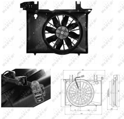 Fan, engine cooling 47703