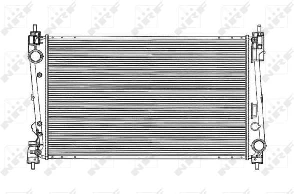 Radiator, engine cooling 53836