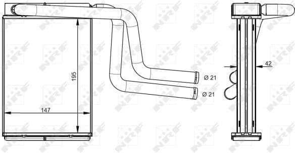 Heat Exchanger, interior heating 54330 - image 5