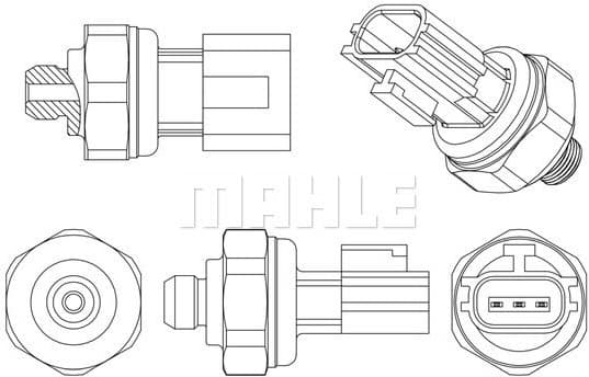 Pressure Switch, air conditioning BEHR *** PREMIUM LINE *** ASE 11 000P - image 2