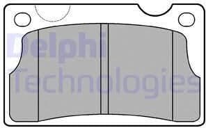 Brake Pad Set, disc brake LP39