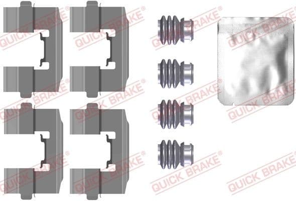 Accessory Kit, disc brake pad 109-0115