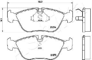 Brake Pad Set, disc brake 50-00-0327 - image 2