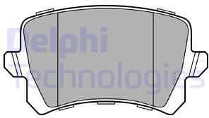 Brake Pad Set, disc brake LP3247