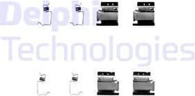 Accessory Kit, disc brake pad LX0313