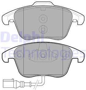 Brake Pad Set, disc brake LP2110
