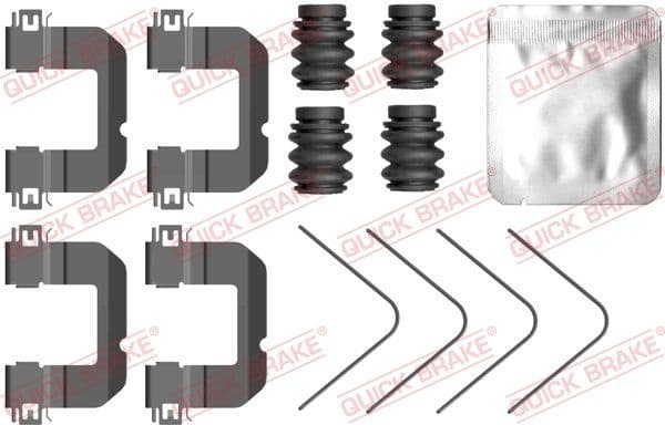 Accessory Kit, disc brake pad 109-0102