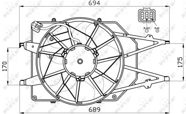 Fan, engine cooling 47465 - image 3