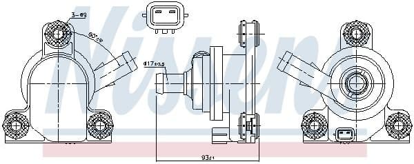 Water pump cooling system 831078 - image 2