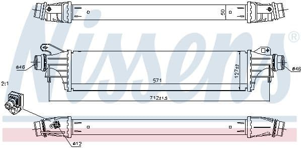 Charge Air Cooler ** FIRST FIT ** 96312
