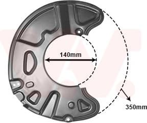 Splash Guard, brake disc 3097372