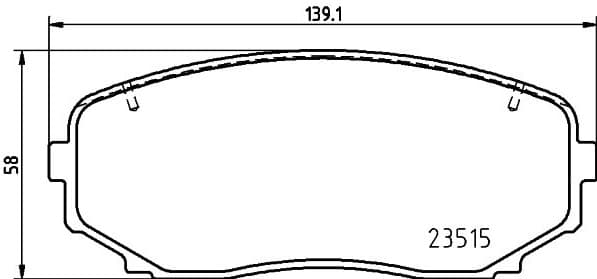 Brake Pad Set, disc brake PRIME LINE P54060