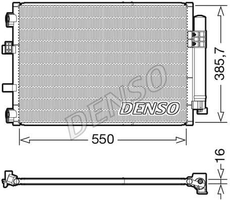 Condenser, air conditioning DCN10043