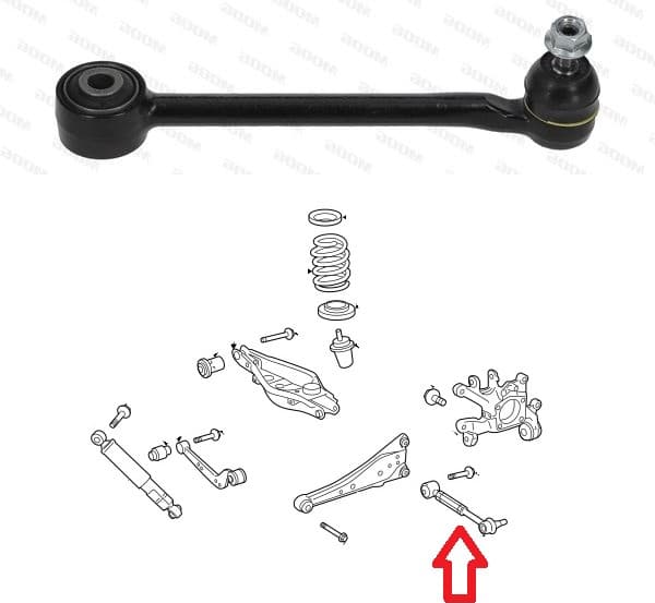 Arm rear suspension TO-TC-15496