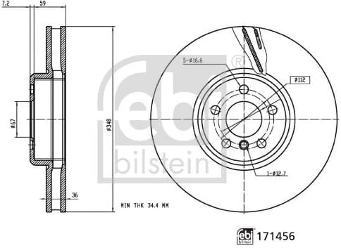 Brake Disc 171456