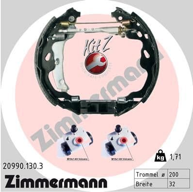 Brake Shoe Set KIT Z 20990.130.3