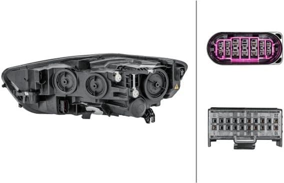 Headlight 1EL012976021 - image 2