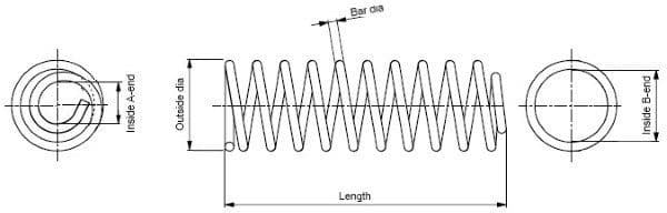 Suspension Spring MONROE SPRINGS SE2899