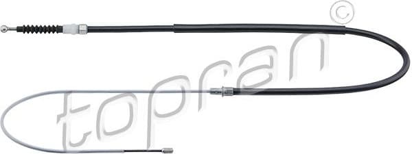 Cable Pull, parking brake 115 122