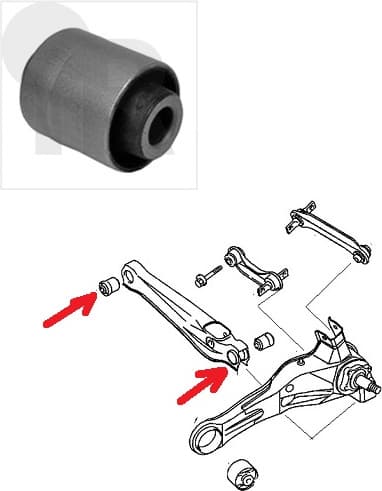 Silentblock rear axle 87-11711