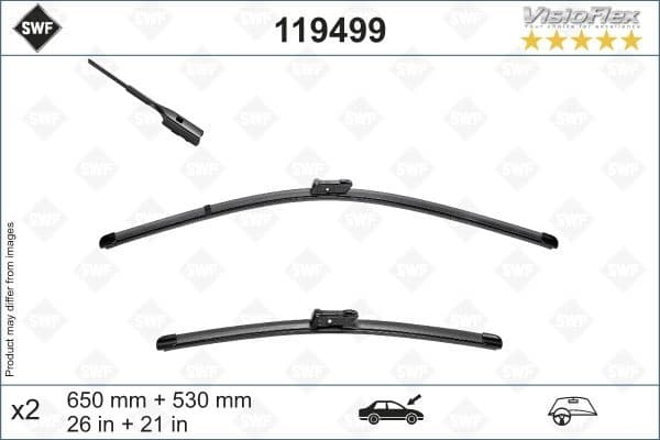 Wiper Blade DAS ORIGINAL SET 119499