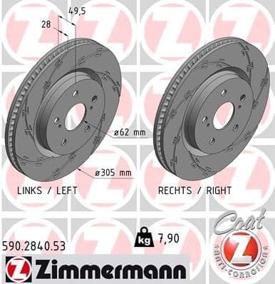 Brake Disc BLACK Z 590.2840.53