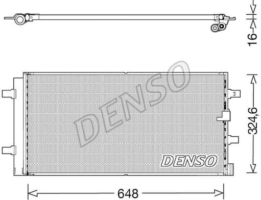 Condenser, air conditioning DCN02044
