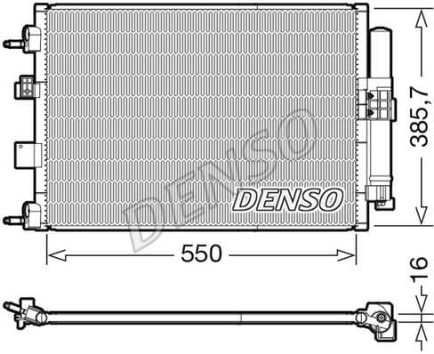 Condenser, air conditioning DCN10046
